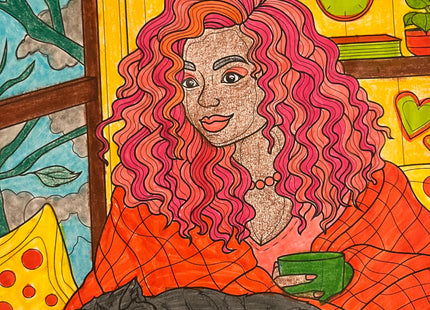Black Woman, You’re the Sh*t! Period: Self-Care Coloring Book