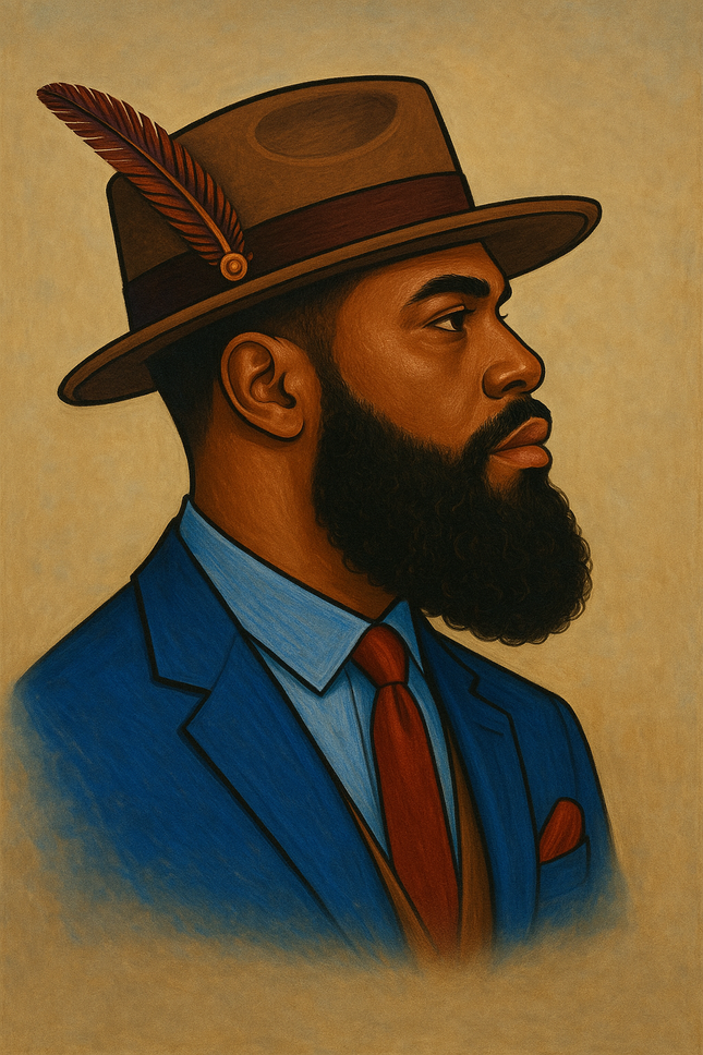 Golden Era Man Paint Kit (12x16 Canvas)