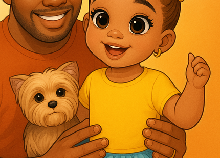 Daddy’s Girl Paint Kit (12x16 Canvas)
