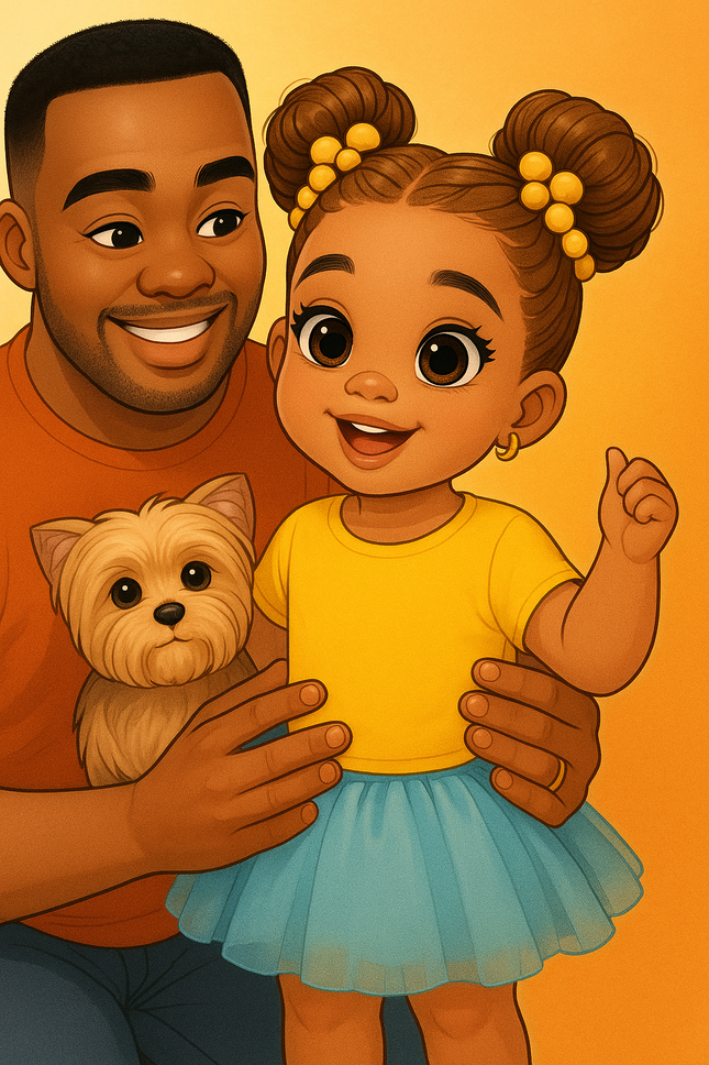 Daddy’s Girl Paint Kit (12x16 Canvas)
