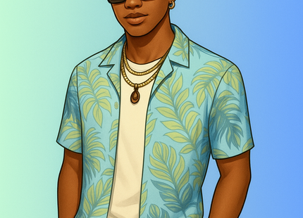 Island Vibe Boy – Paint Kit (12x16 Canvas)