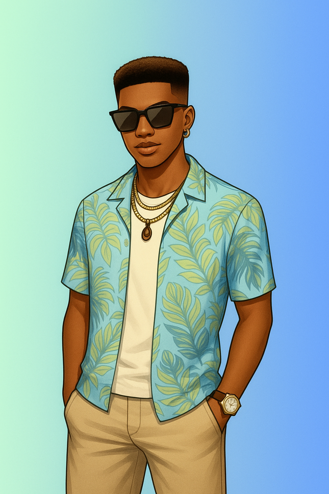 Island Vibe Boy – Paint Kit (12x16 Canvas)