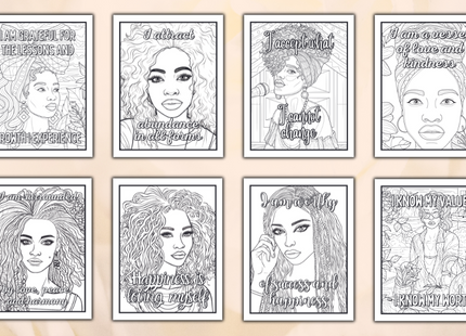 Black Woman, You’re the Sh*t! Period: Self-Care Coloring Book
