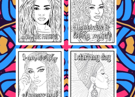 Black Woman, You’re the Sh*t! Period: Self-Care Coloring Book
